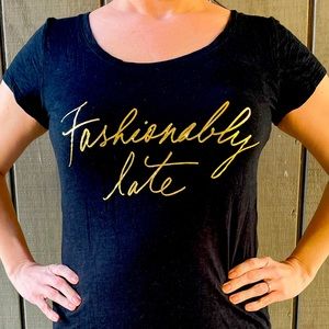 Banana Republic - Fashionably Late Tee